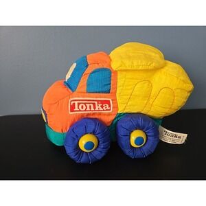 Vintage Tonka 1993 Playskool Soft Nylon Walkin' Wheels‎ Dump Truck